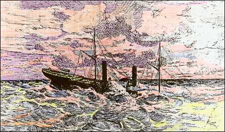 Virginius Sinking in color