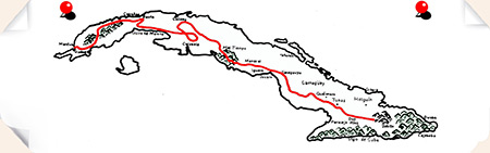map of Cuba