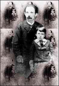 Marti and son in New York, 1885