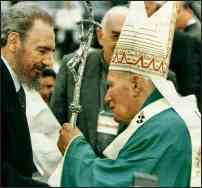 Castro meets the Pope