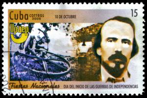 de Cespedes on a stamp