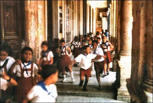 Young Cuban Students