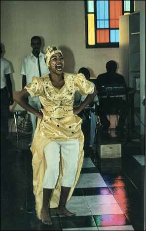 Afro-Cuban dancer in Havana